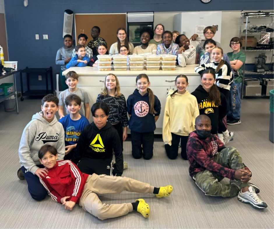 P'tits chefs solidaires à l'œuvre 