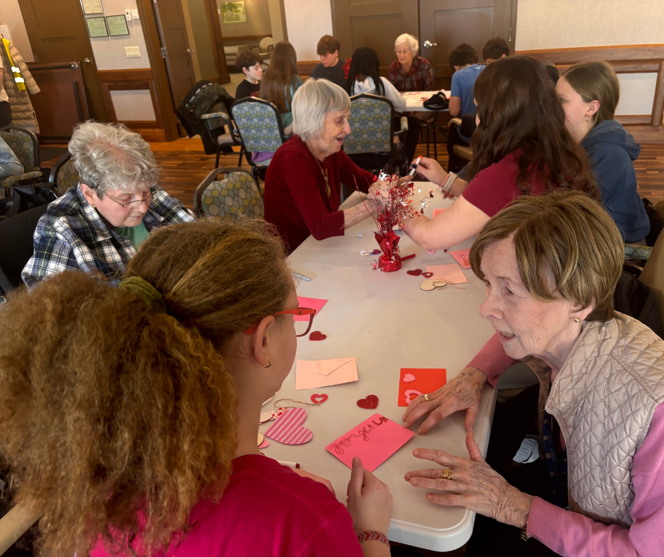 Saint-Valentin intergénérationnelle